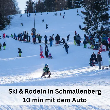 Grimme - 350m2, 18 Betten - Mit Indoorspielplatz, Pool, Grosser Terrasse, Grill, Sauna, Kicker, Dart, Uvm - Ideal Fuer Familien Дом отдыха Шмалленберг