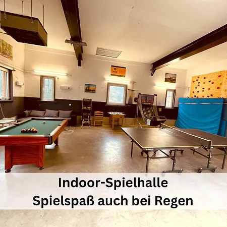 Grimme - 350m2, 18 Betten - Mit Indoorspielplatz, Pool, Grosser Terrasse, Grill, Sauna, Kicker, Dart, Uvm - Ideal Fuer Familien Дом отдыха Шмалленберг