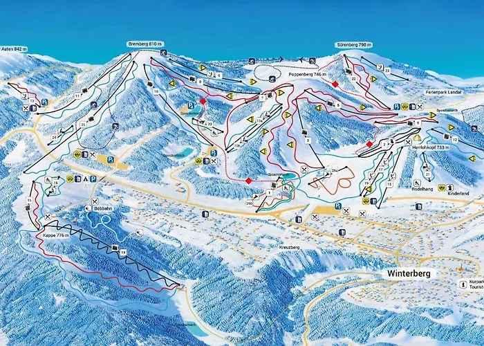 Grimme - 350m2, 18 Betten - Mit Indoorspielplatz, Pool, Grosser Terrasse, Grill, Sauna, Kicker, Dart, Uvm - Ideal Fuer Familien Prázdninový dům Schmallenberg