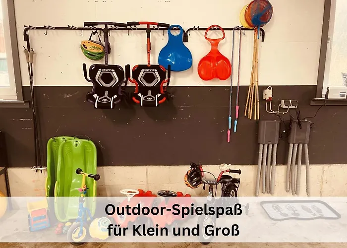 Grimme - 350m2, 18 Betten - Mit Indoorspielplatz, Pool, Grosser Terrasse, Grill, Sauna, Kicker, Dart, Uvm - Ideal Fuer Familien * 施马伦贝格