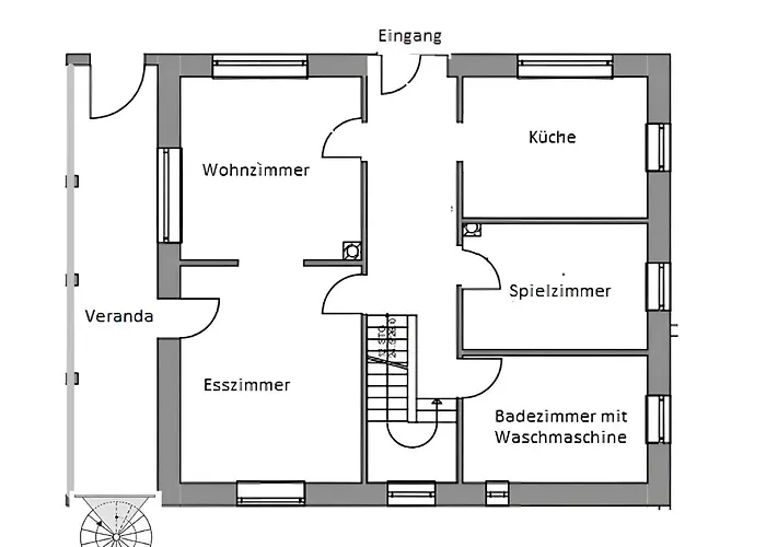 度假居 Grimme - 350m2, 18 Betten - Mit Indoorspielplatz, Pool, Grosser Terrasse, Grill, Sauna, Kicker, Dart, Uvm - Ideal Fuer Familien *